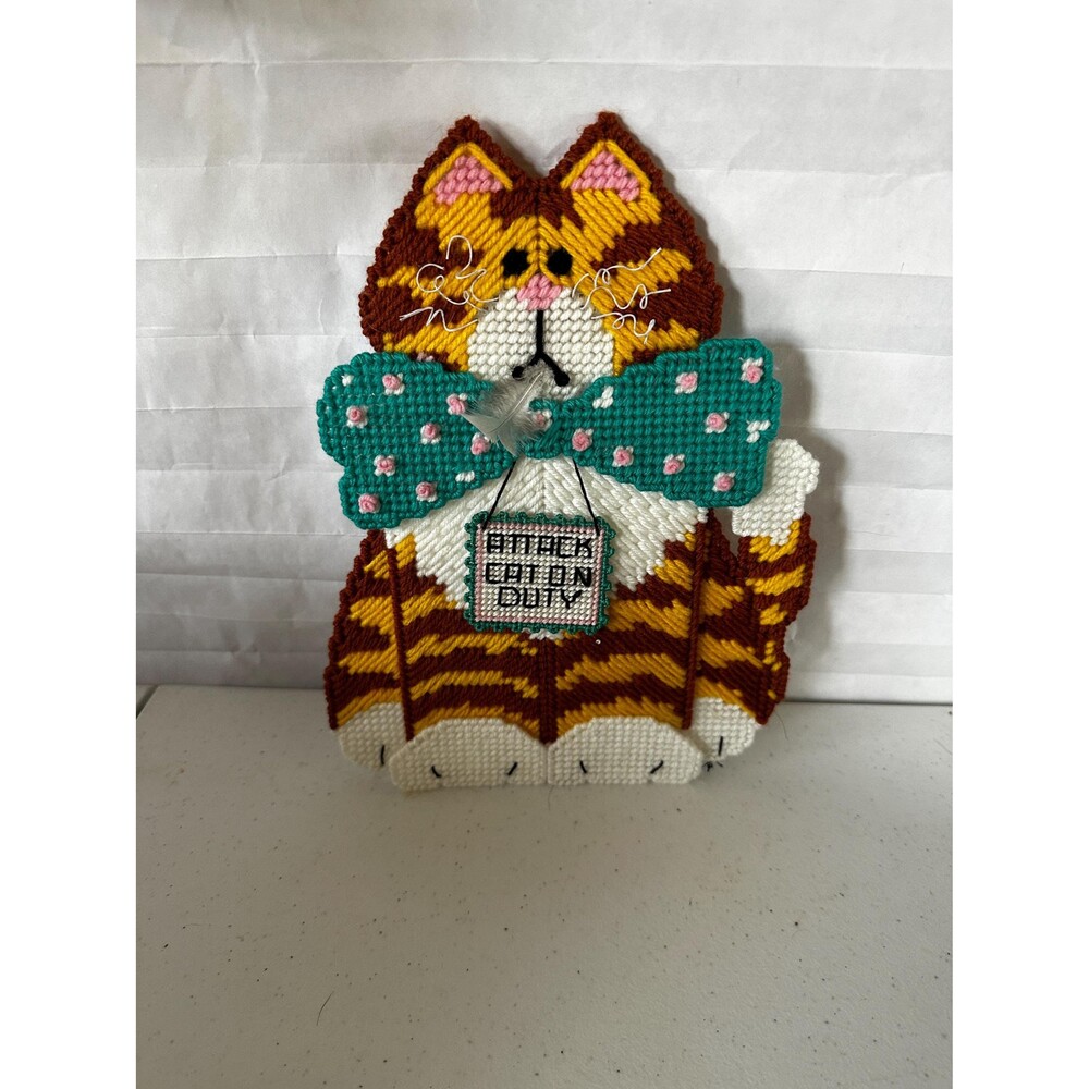 Cat Lover Door Hanger – Attack Cat Sign – Humorous Home Entry Decor
